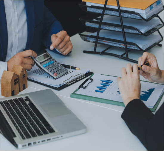 Graphic showing corporate tax preparation and planning