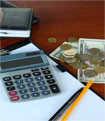Graphic icon representing corporate tax services