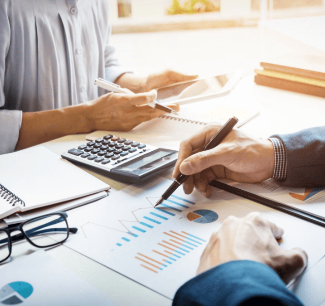Professional tax and accounting experts working together